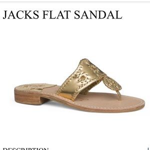 Brand New Jack Rogers Sandals gold color